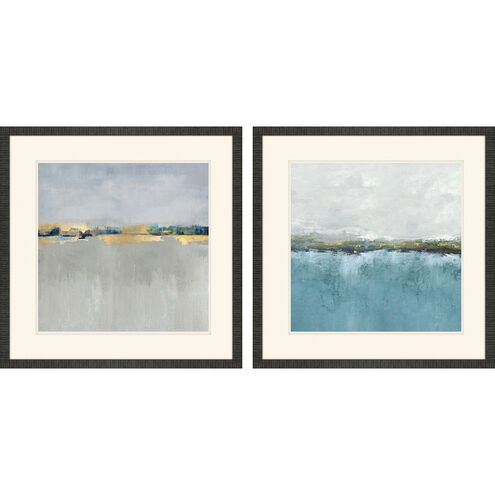 Abstract Collection Blue Framed Art