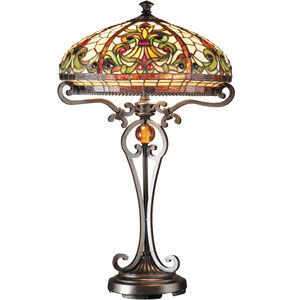 Evelyn 28 inch 75.00 watt Antique Golden Bronze Table Lamp Portable Light