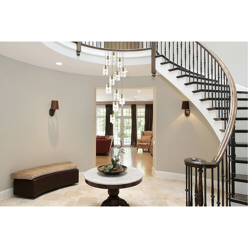 Hana 12 Light 22 inch Gold Pendant Ceiling Light