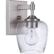 Stellen 1 Light 6 inch Brushed Polished Nickel Wall Sconce Wall Light