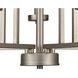 West End 5 Light 20 inch Brushed Nickel Chandelier Ceiling Light