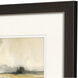 Silent Landscape Blue and Orange and White and Green Framed Art, Propac