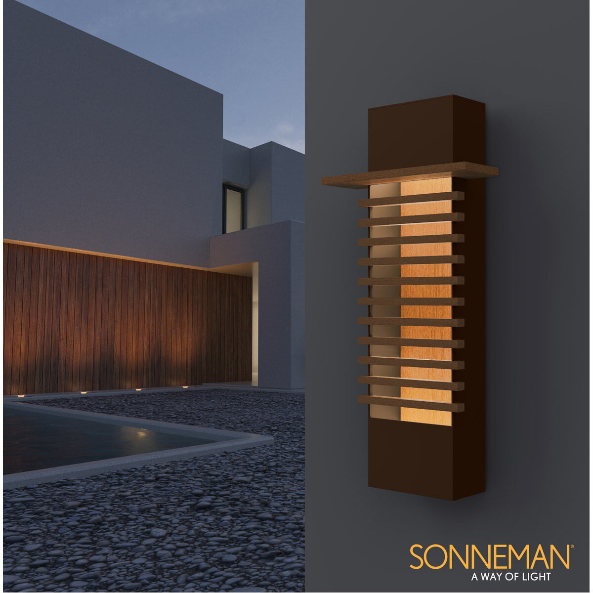 Kengo LED 10 inch Textured Bronze Sconce Wall Light