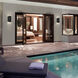 Summit LED 14 inch Black Outdoor Wall Light in 4000K, dweLED