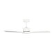 Rozzen 44 inch Matte White Indoor/Outdoor Ceiling Fan
