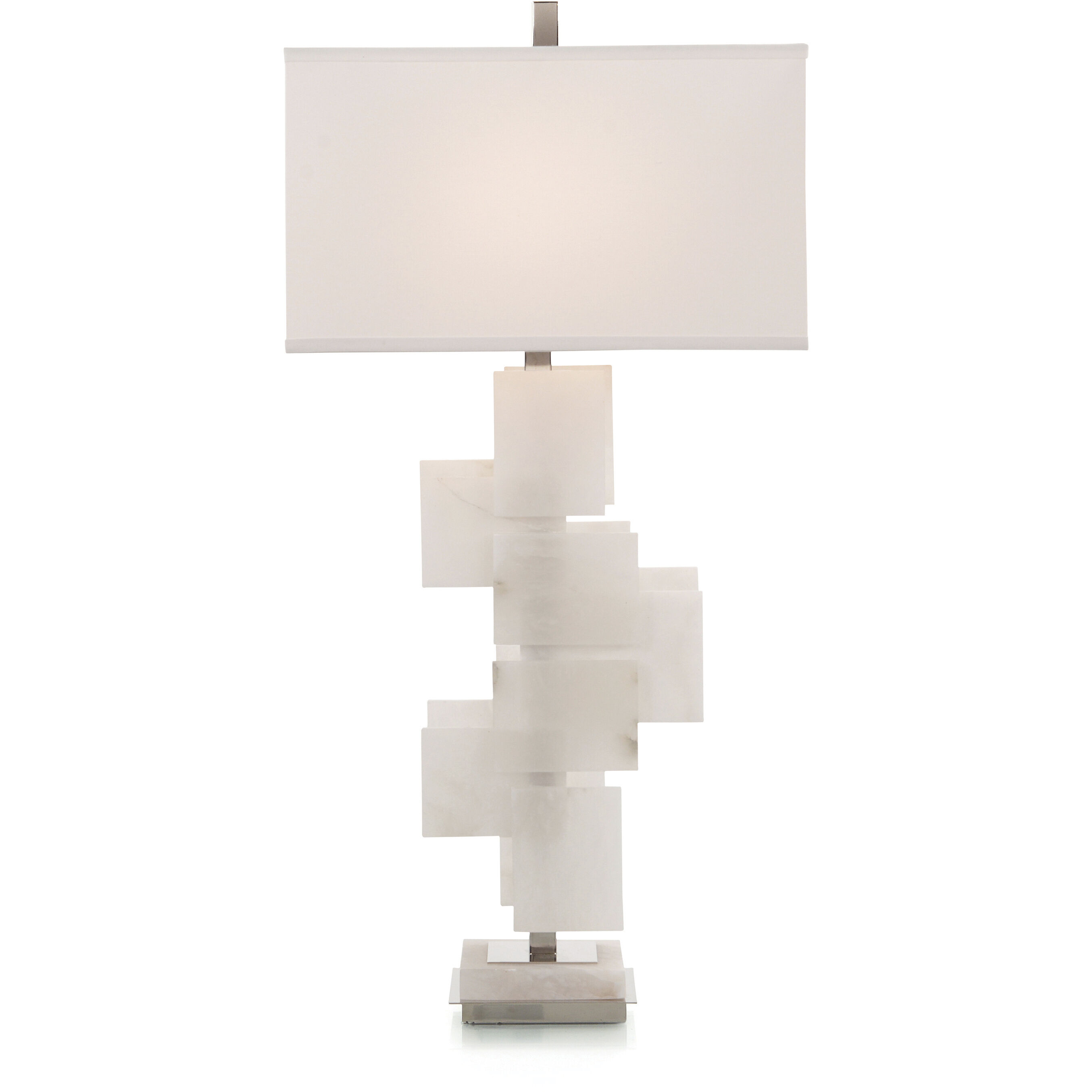 White alabaster table lamp on sale