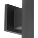 Cylinder 2 Light 14 inch Black Outdoor Wall Cylinder in Standard
