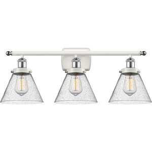 Ballston Large Cone 3 Light 26.00 inch Bathroom Vanity Light