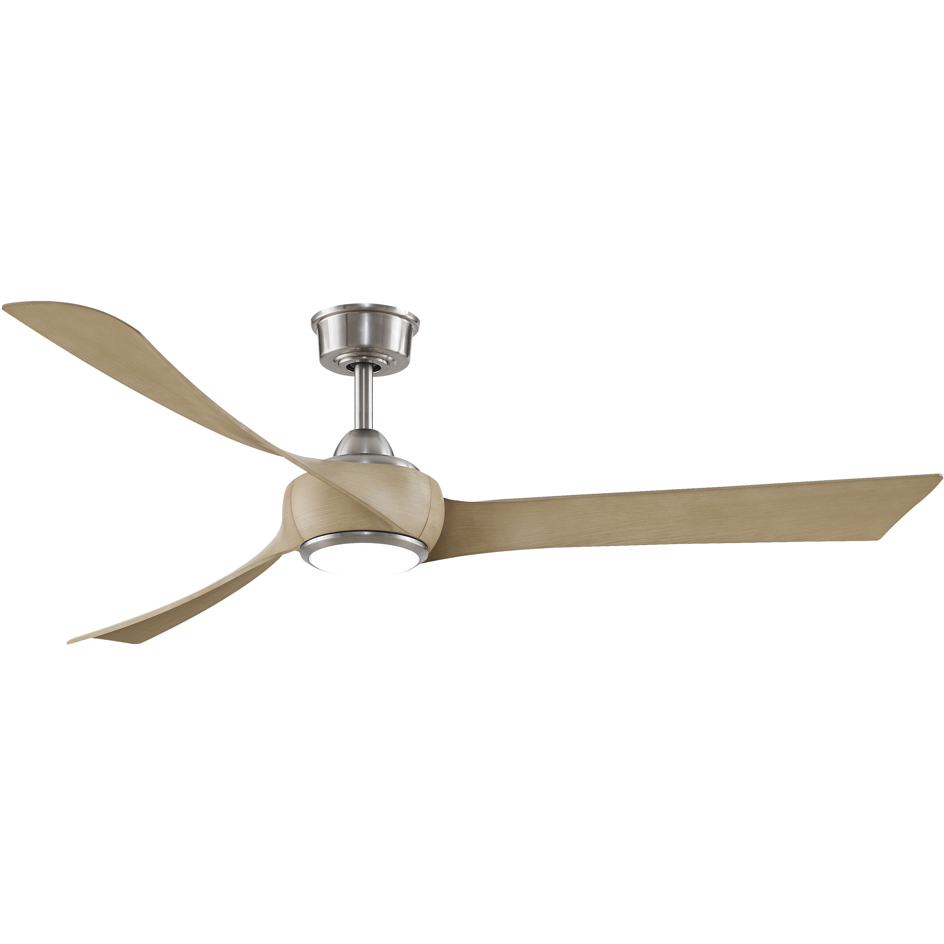 Wrap Custom 8.88 inch Brushed Nickel Fan Motor Only