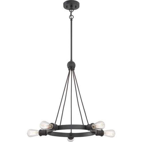 Paxton 5 Light 28 inch Aged Bronze Chandelier Ceiling Light