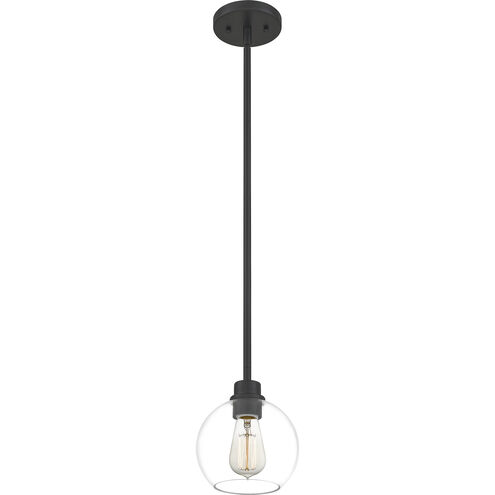 Pruitt 1 Light 7 inch Matte Black Mini Pendant Ceiling Light
