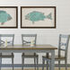 Ocean Wonder Turquoise and Metallic Framed Art