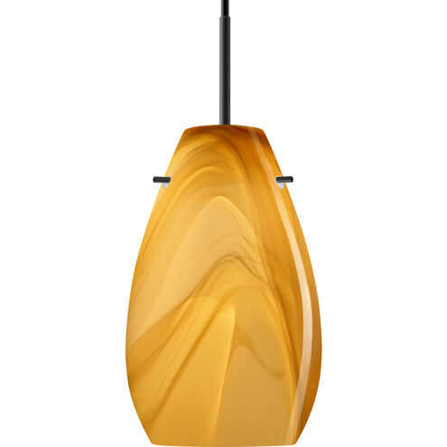 Pera 9 LED Black Cord Pendant Ceiling Light