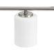 Replay 6 Light 48 inch Brushed Nickel Bath Vanity Wall Light