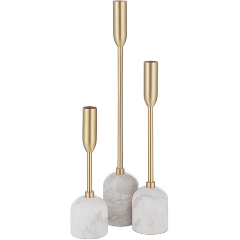 Marchesa 16 X 2.5 inch Tapered Candle Holder, Set of 3
