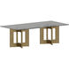 Lianne Gold Dining Table Base