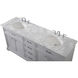 Americana 72 X 22 X 35 inch Grey Vanity Sink Set