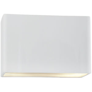 Ambiance LED 10 inch Brushed Nickel ADA Wall Sconce Wall Light