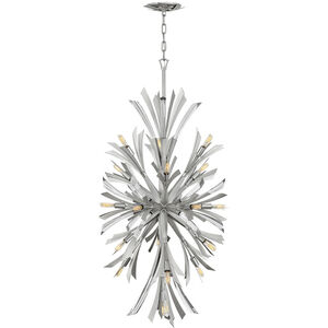 Vida LED 24 inch Glacial Chandelier Ceiling Light, Orb