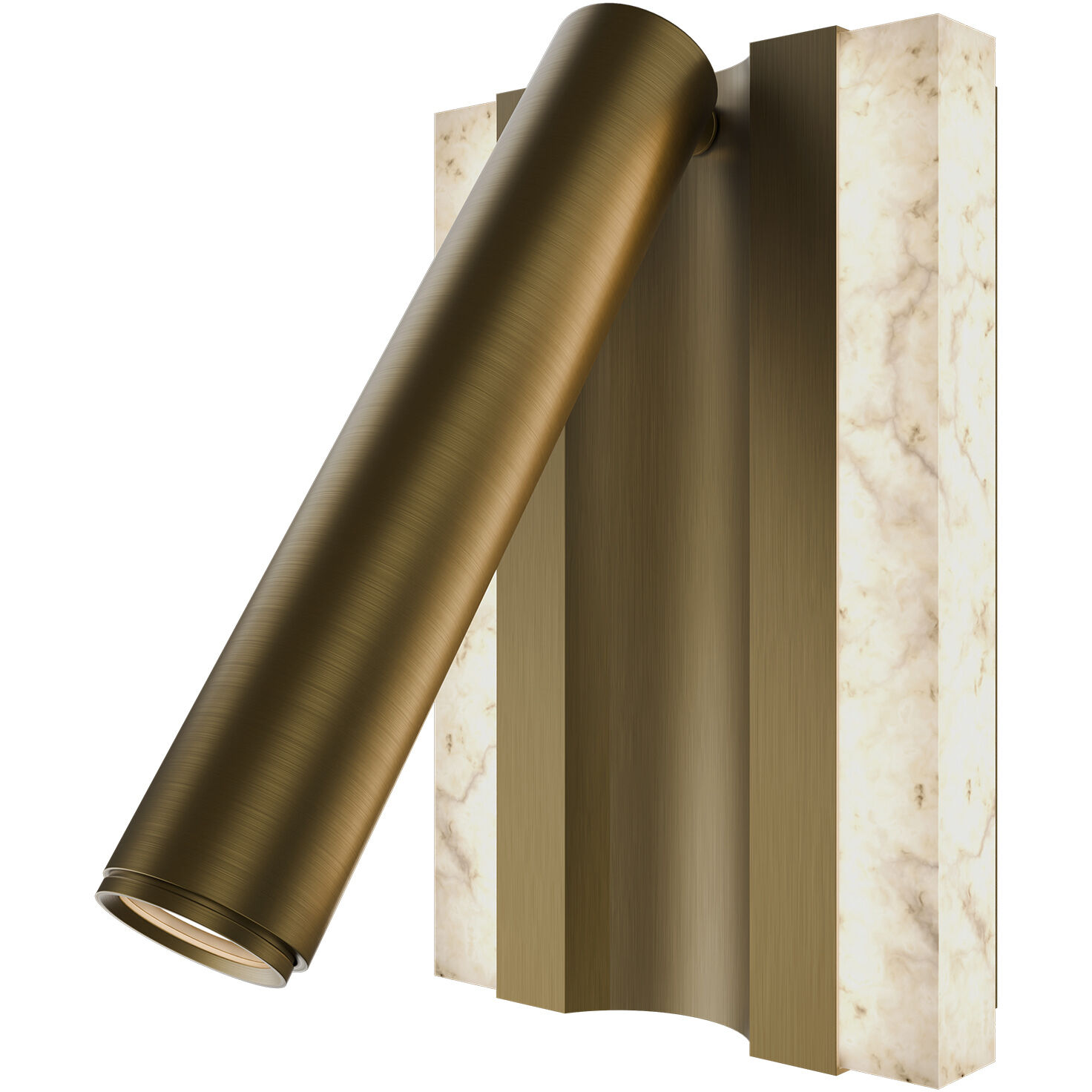 Ivery Indoor Wall Lighting in Aged Brass