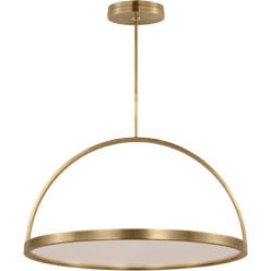 Kelly Wearstler Cerne LED 36 inch Natural Brass Chandelier Ceiling Light