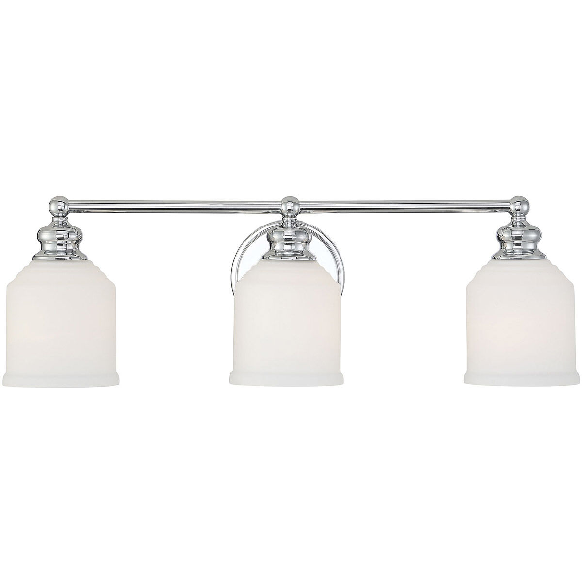 Melrose 3 Light 24 inch Polished Chrome Bathroom Vanity Light Wall Light, Essentials