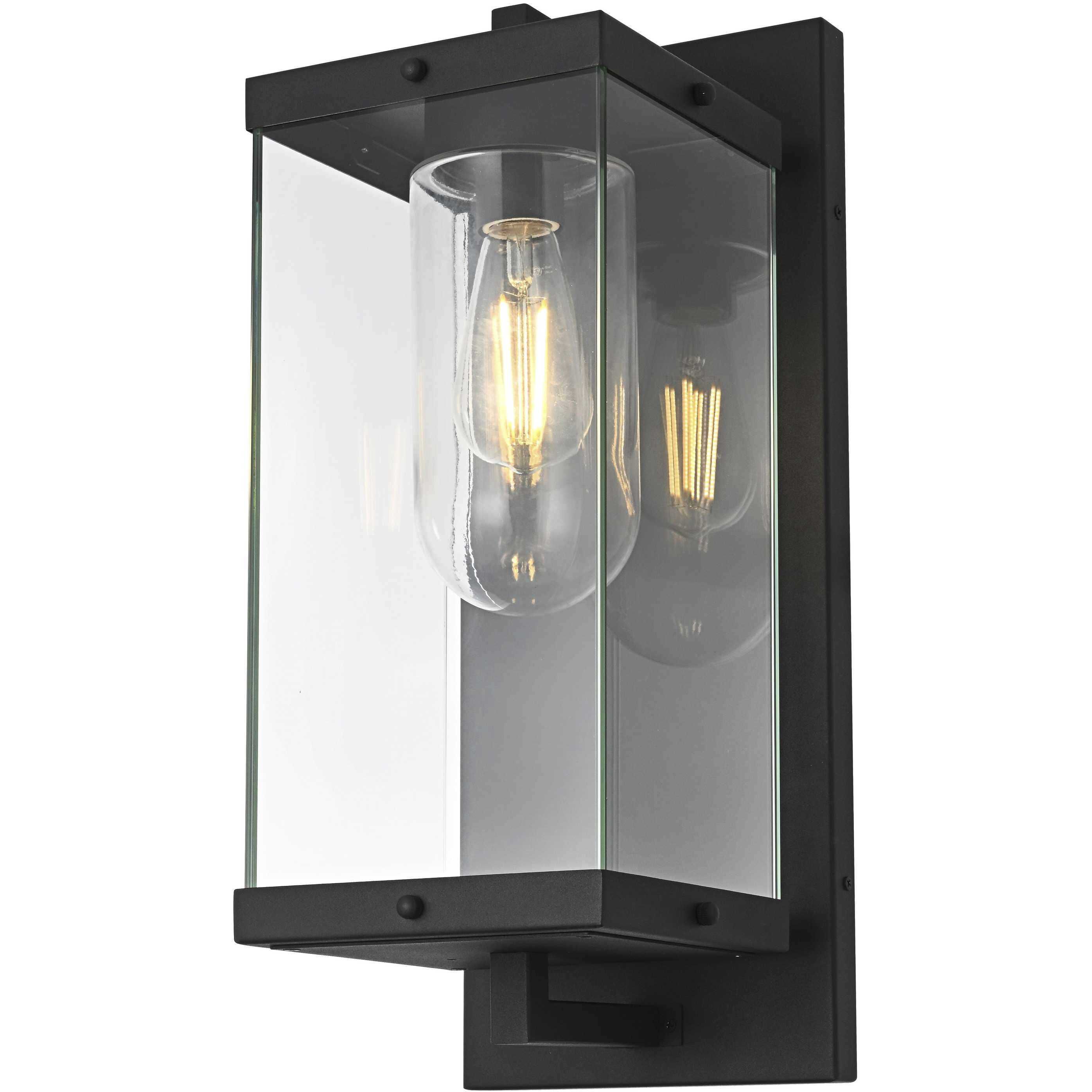 Keaton 1 Light 21 inch Black Outdoor Wall Sconce