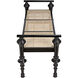 Indochine Charcoal Black Bench
