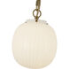 Alora Mood Cherise 1 Light 6.75 inch Brushed Gold Pendant Ceiling Light