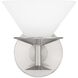 Tremolo 1 Light 8 inch Brushed Nickel and Polished Nickel Vanity Light Wall Light