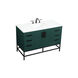 Eugene 48 X 22 X 33.5 inch Green Vanity Sink Set in Not Included