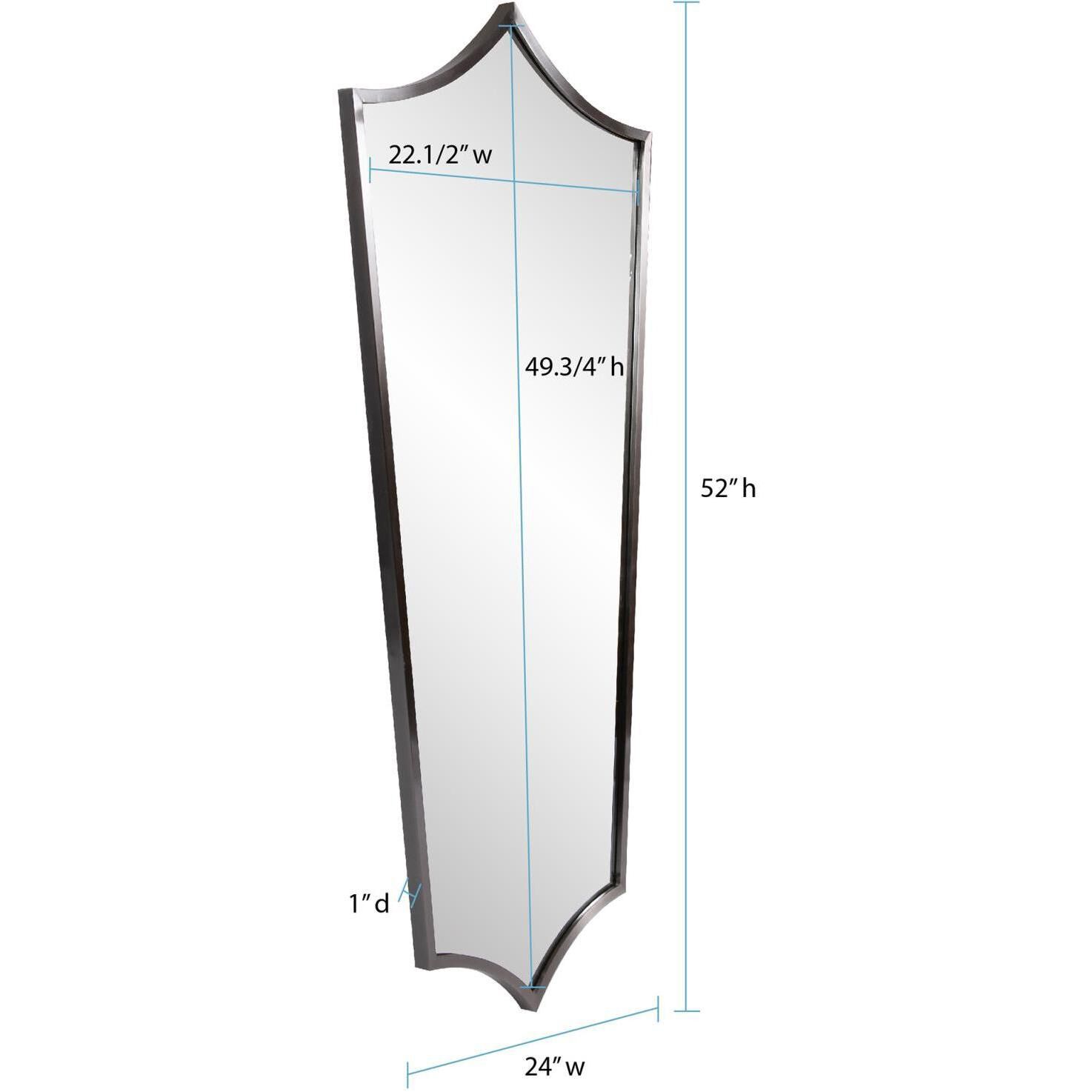 Antioch 52 X 24 inch Titanium Mirror