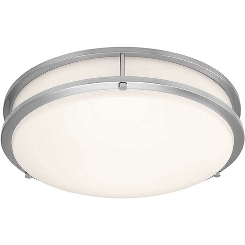 Solero III LED 12 inch Brushed Steel Flush Mount Ceiling Light