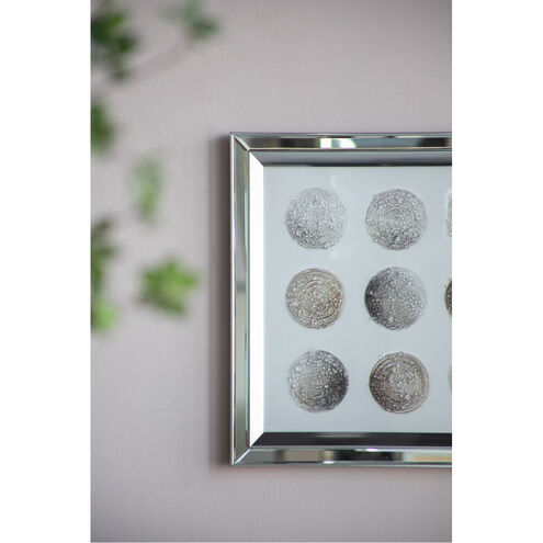 Ares Silver/White/Bronze Wall Art