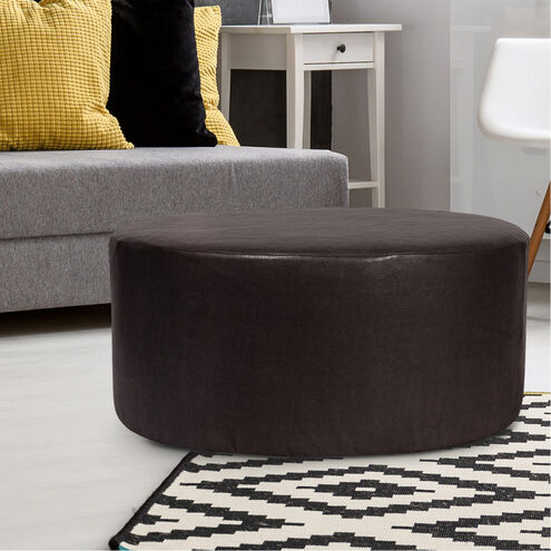 Universal Avanti Black Round Ottoman Replacement Slipcover, Ottoman Not Included