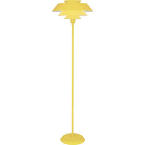 Pierce 60.38 inch 150.00 watt Canary Yellow Floor Lamp Portable Light