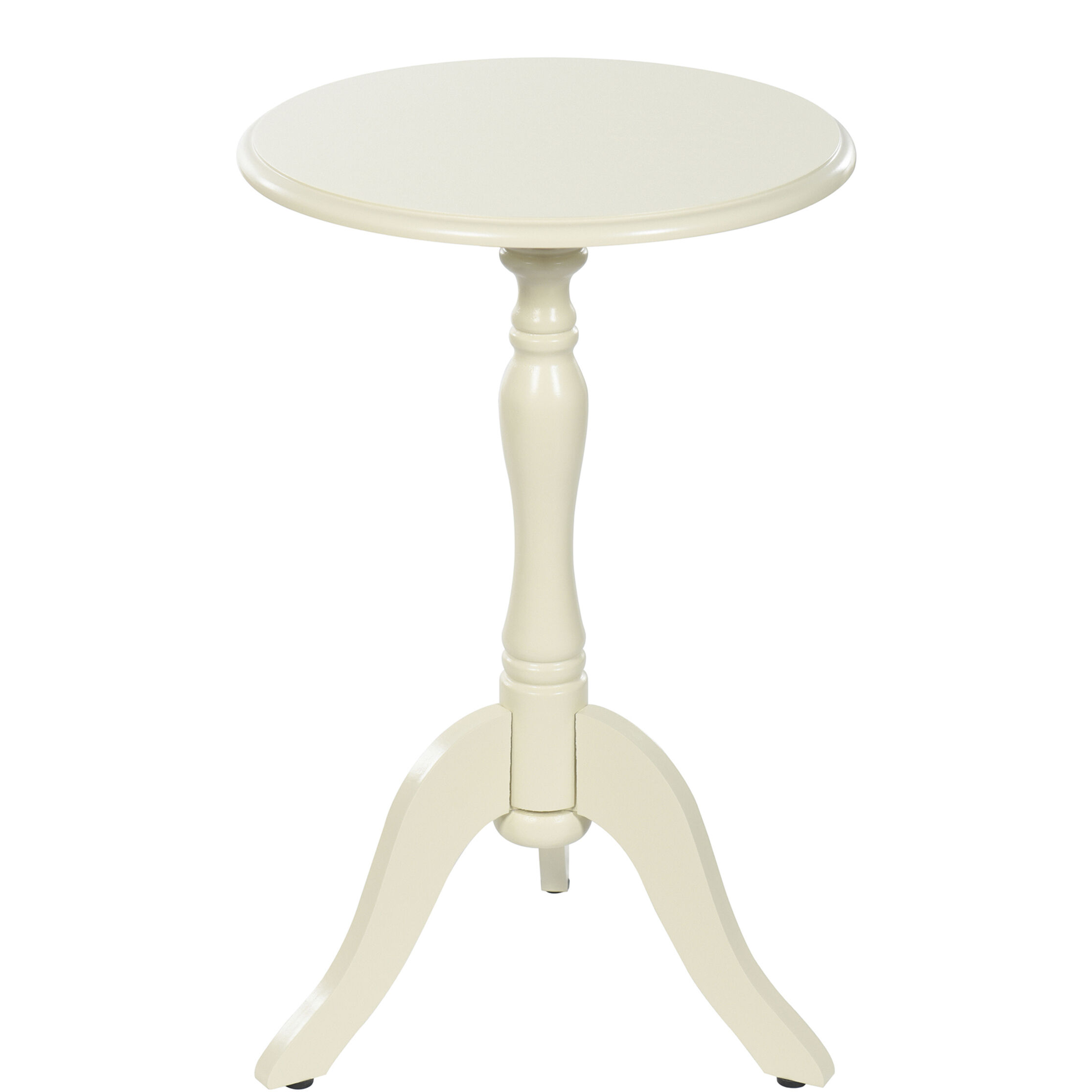Harbor Breeze 24 X 15 inch Soft Cream Pedestal Side Table