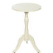 Harbor Breeze 24 X 15 inch Soft Cream Pedestal Side Table