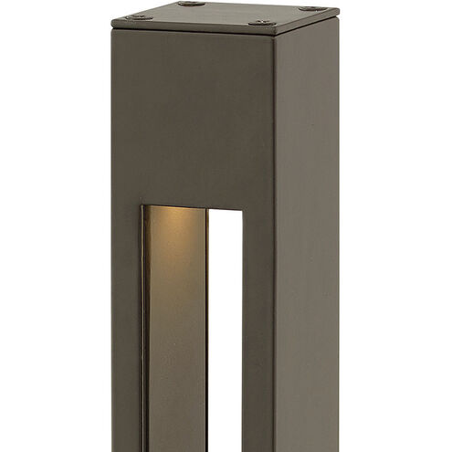 Atlantis 12v 4.00 watt Bronze Landscape Path Bollard, Square