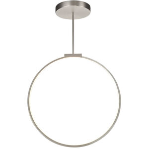 Cirque LED 24 inch Brushed Nickel Pendant Ceiling Light