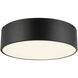 Alora Mood Brisbane 3 Light 16 inch Matte Black Flush Mount Ceiling Light