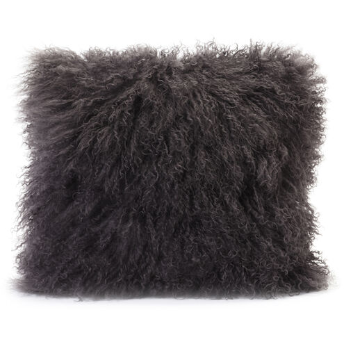 Lamb Fur 16.00 inch  X 16.00 inch Decorative Pillow