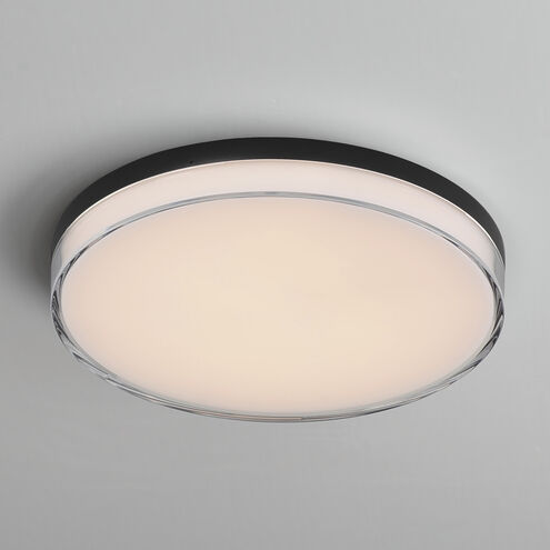 Edge LED 11 inch Black Flush Mount Ceiling Light