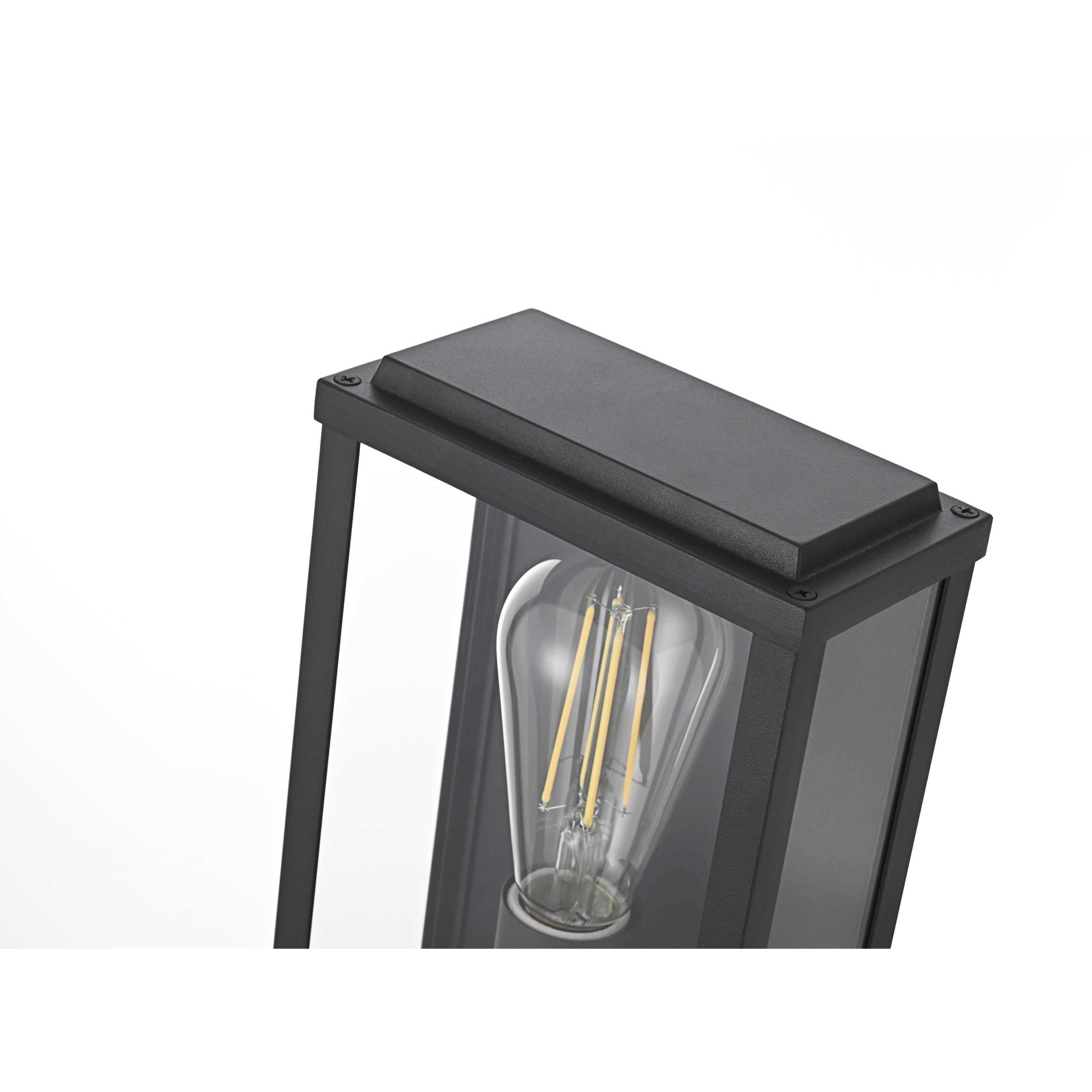 Santos 1 Light 10 inch Black Outdoor Wall Sconce