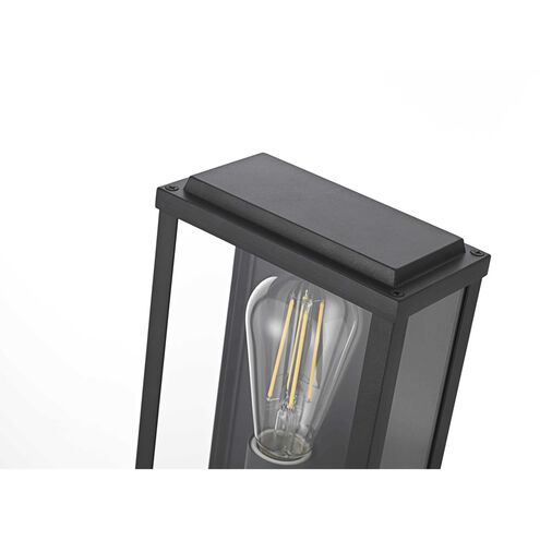 Santos 1 Light 10 inch Black Outdoor Wall Sconce