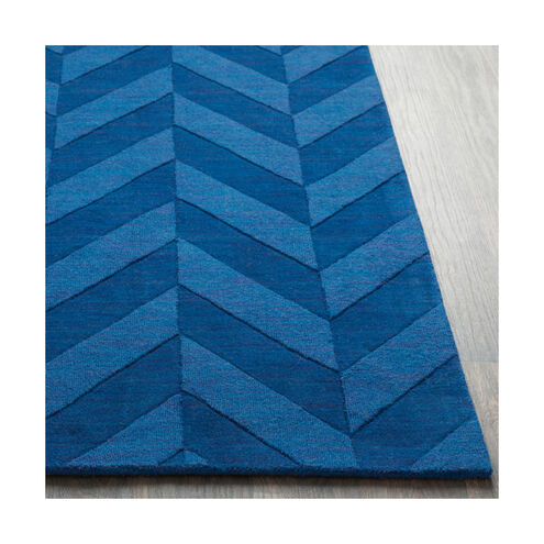 Central Park 168 X 27 inch Dark Blue Indoor Runner, Runner