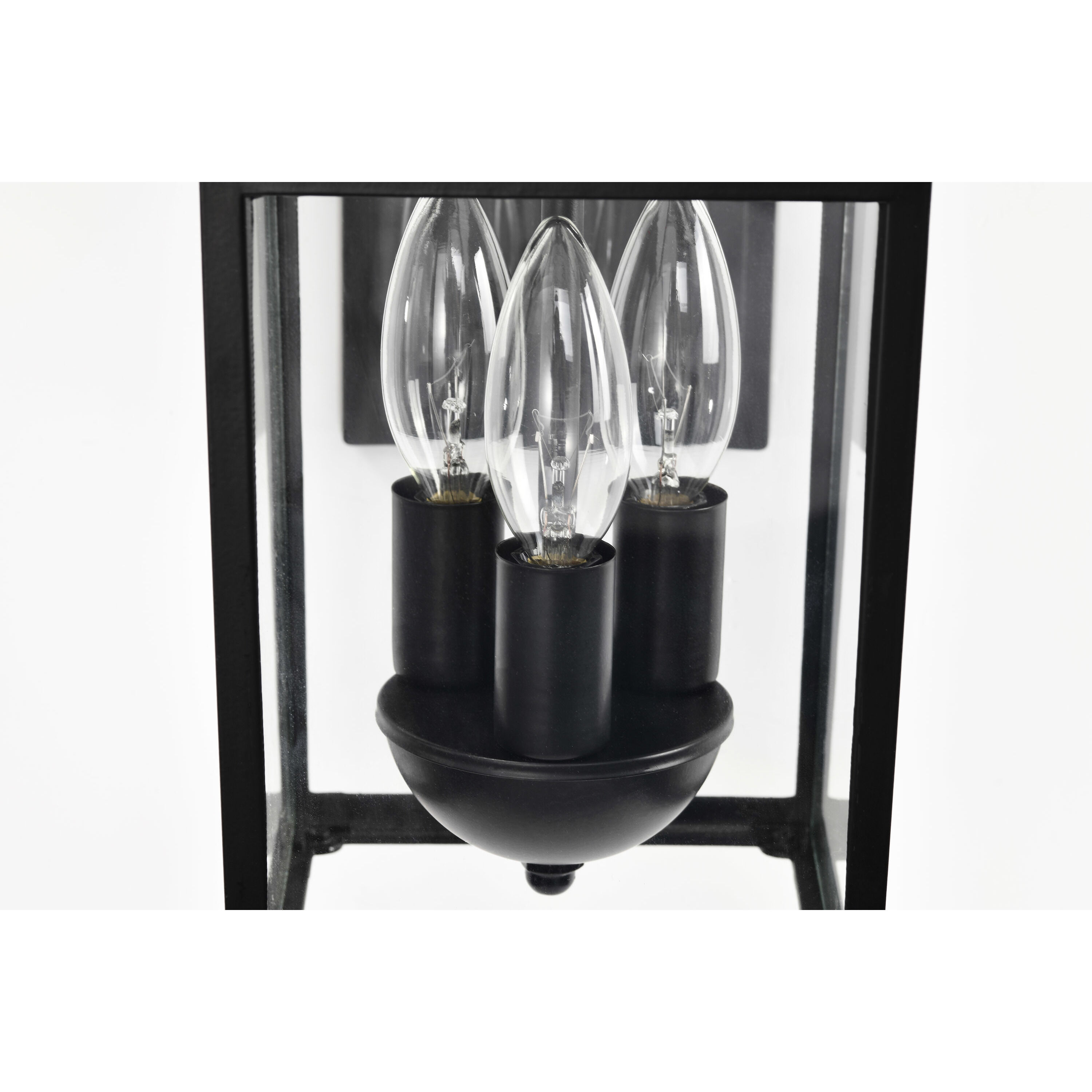 Jamesport 11 inch Matte Black Outdoor Wall Lantern, Small