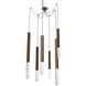 Axis XL LED 11 inch Burnished Bronze Swag Multi-Pendant Ceiling Light