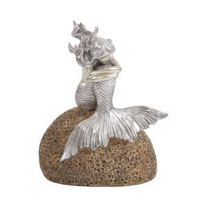 Mermaid Silver Statue