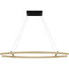 Soma 40 inch Whitewashed Walnut Island Light Ceiling Light